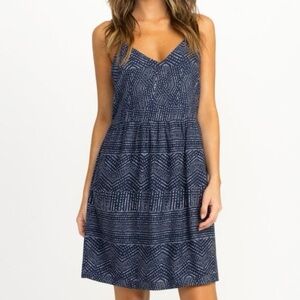 RCVA Nolan Dress Navy Pattern Size XS